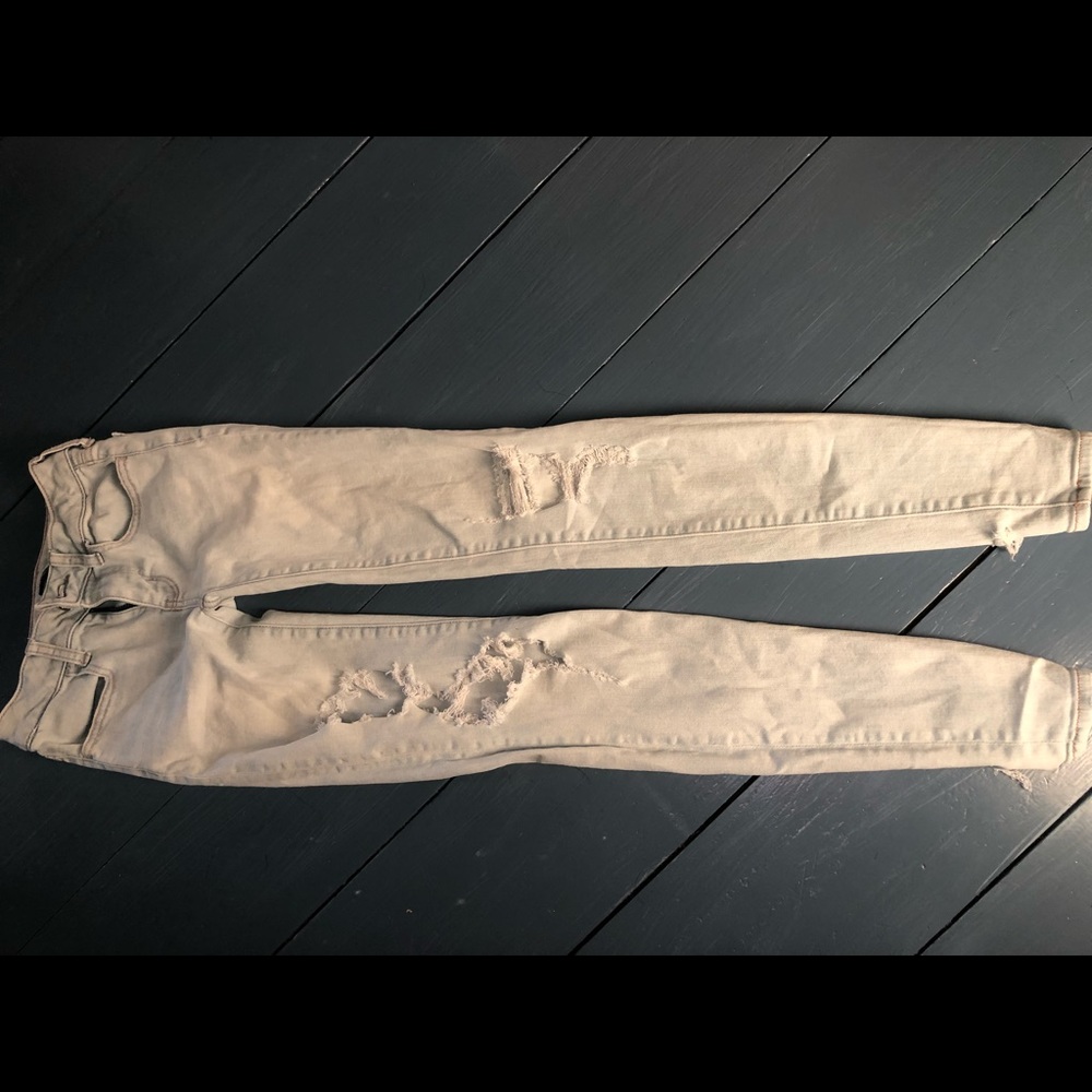 American eagle jeans. Very light wash